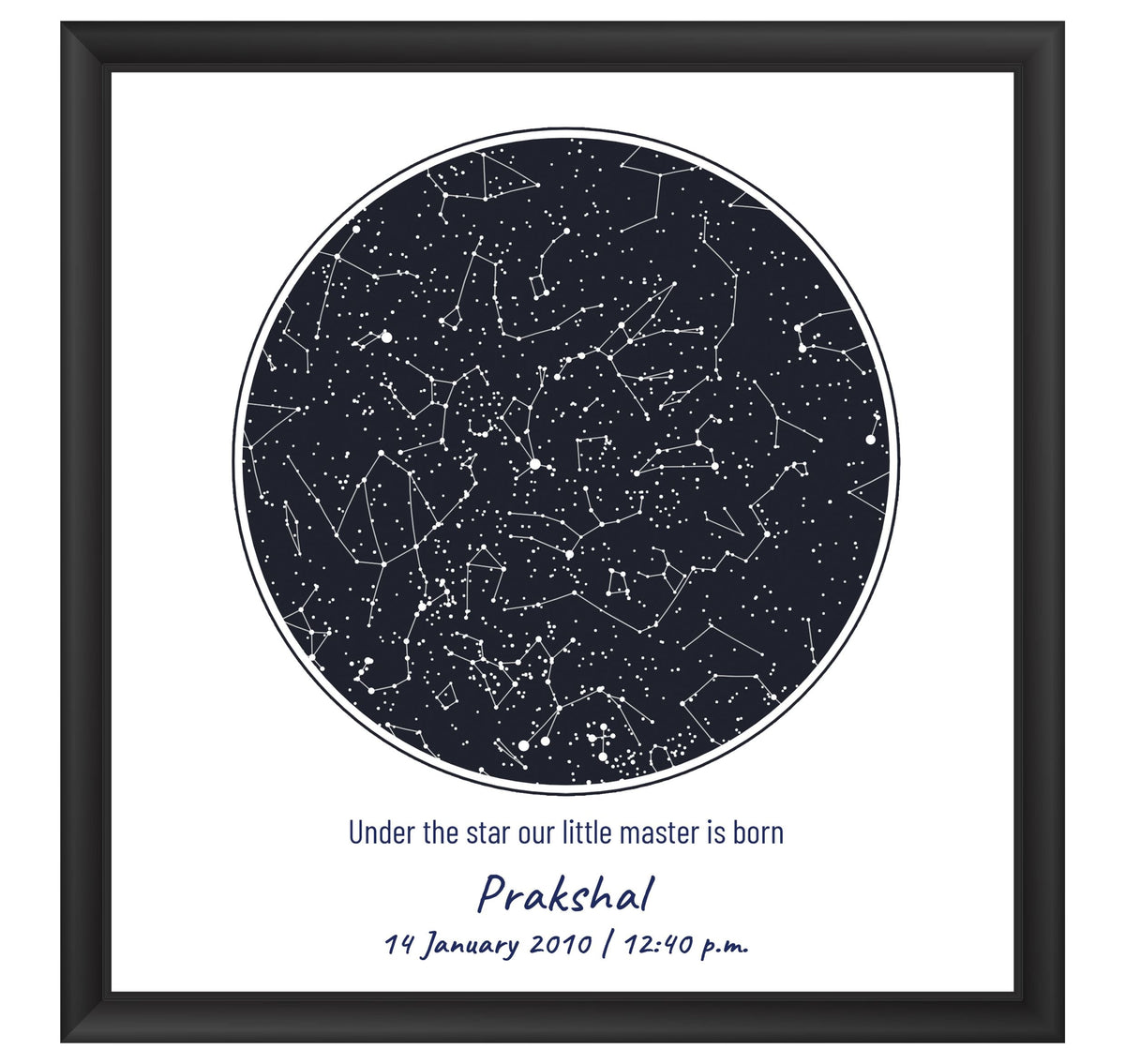 Birthday Sky Map Customised Frame-Image2