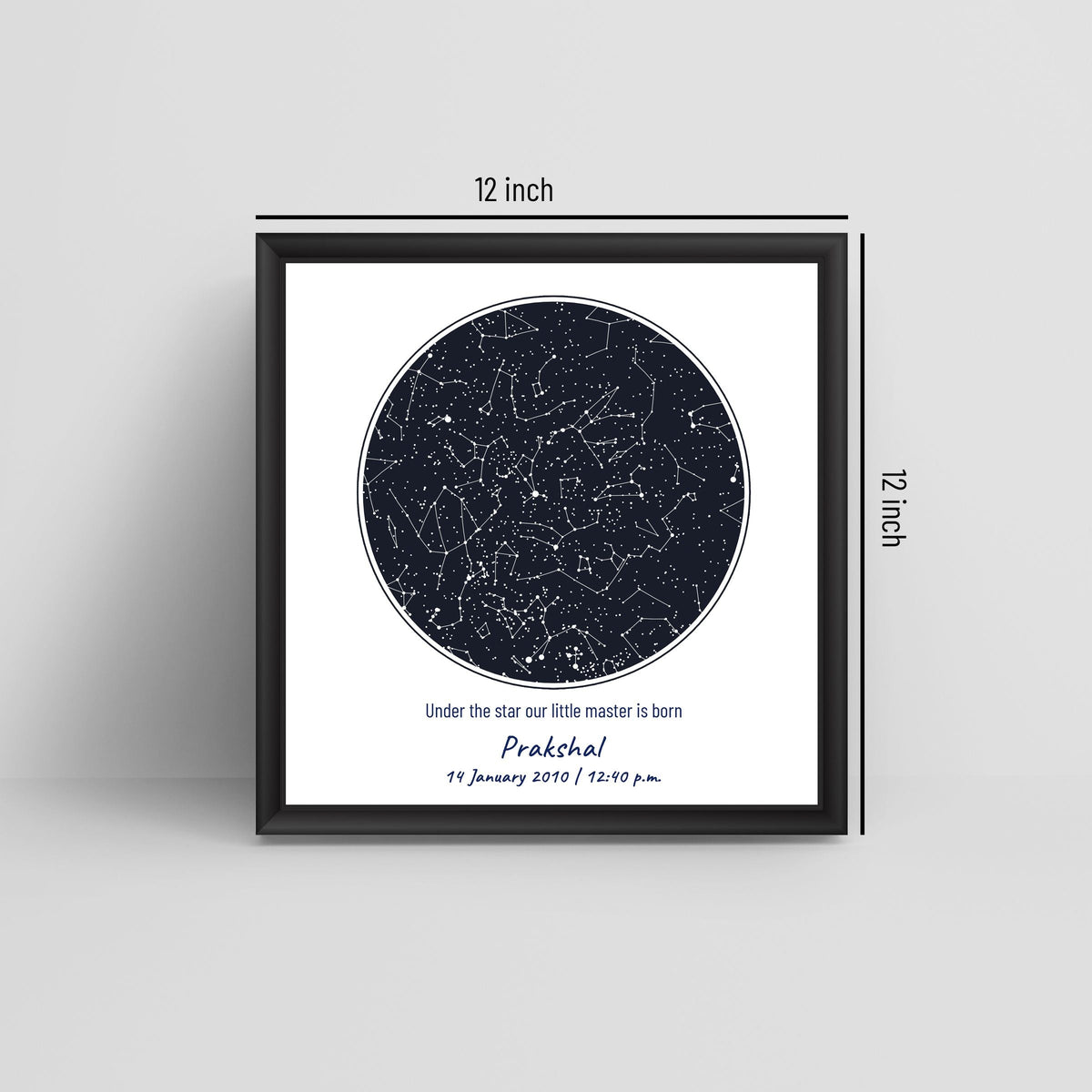 Birthday Sky Map Customised Frame-Image4