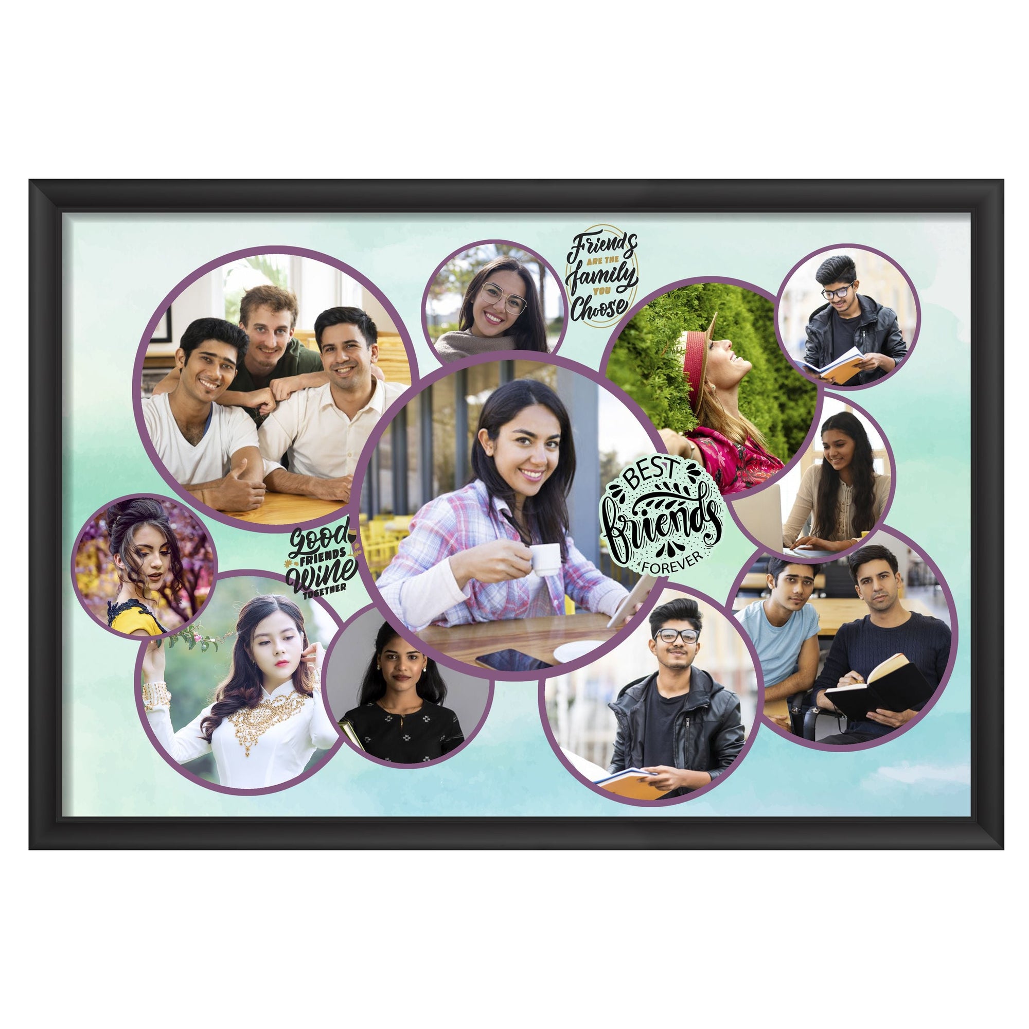 Friends Photo Collage Customised Frame