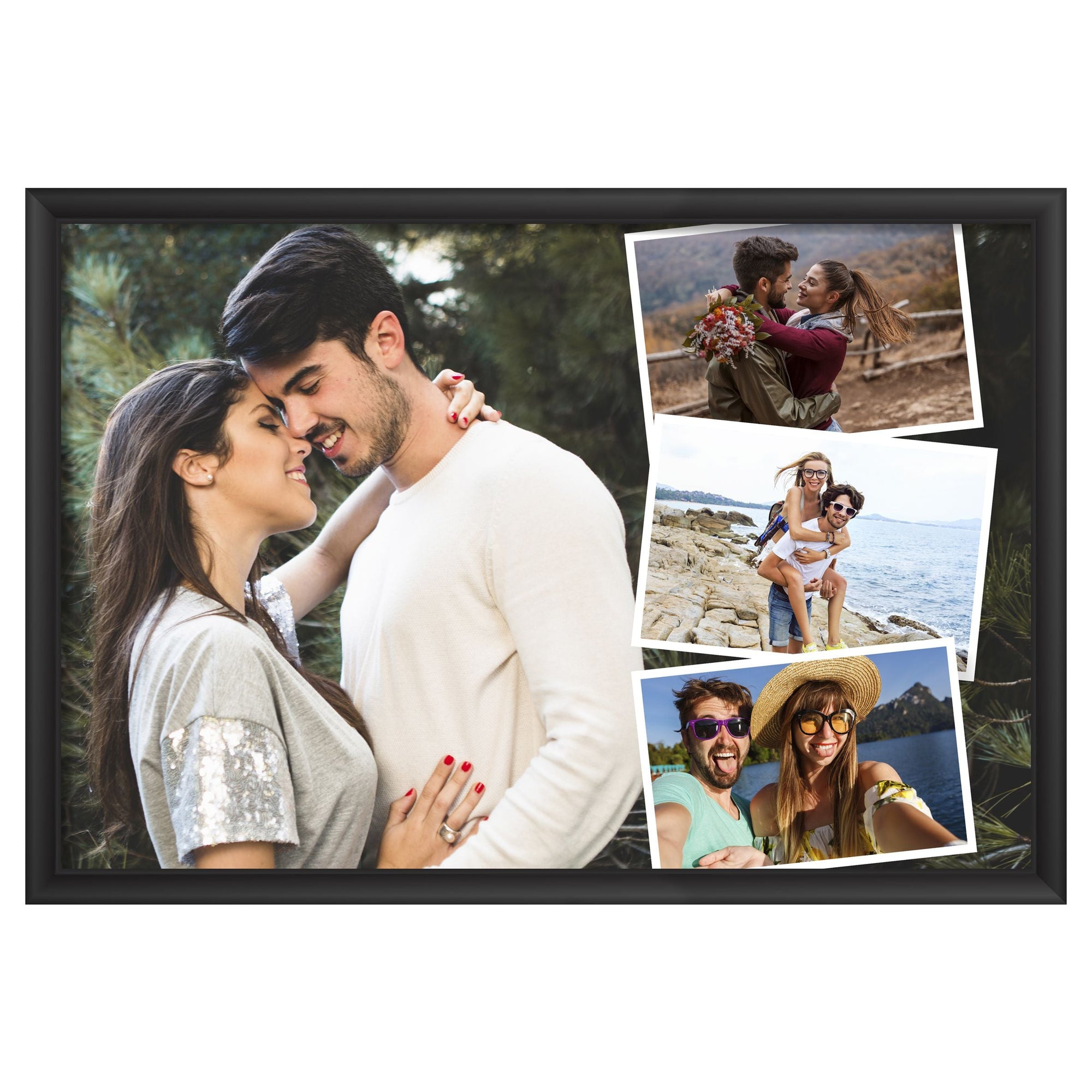 Photo Collage with 4 Photos Customised Frame