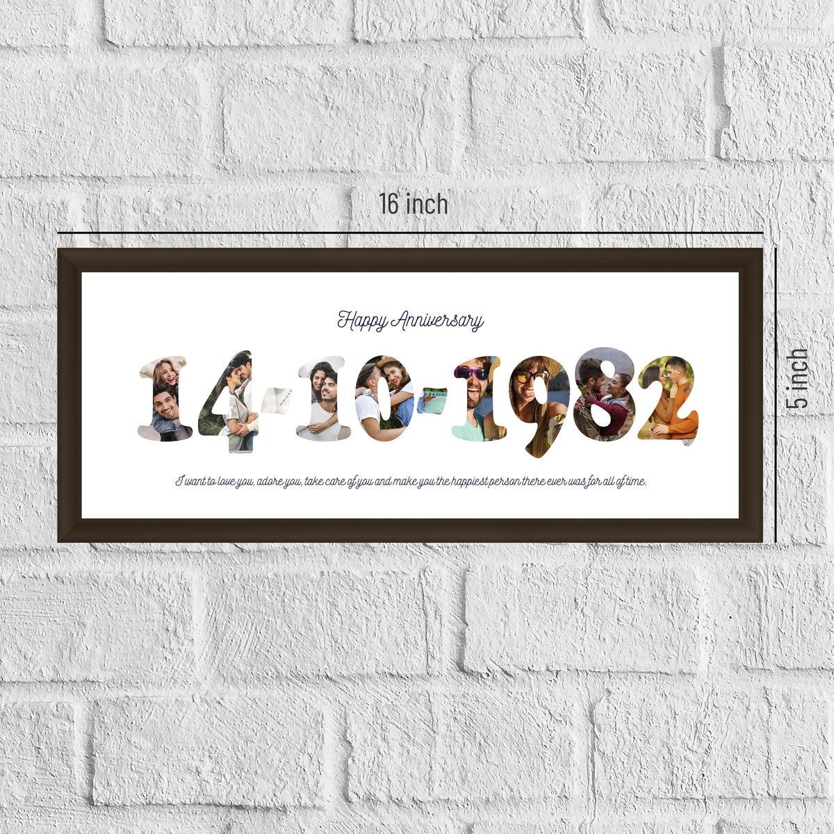 Special Date with Photo Collage Customised Frame-Image5