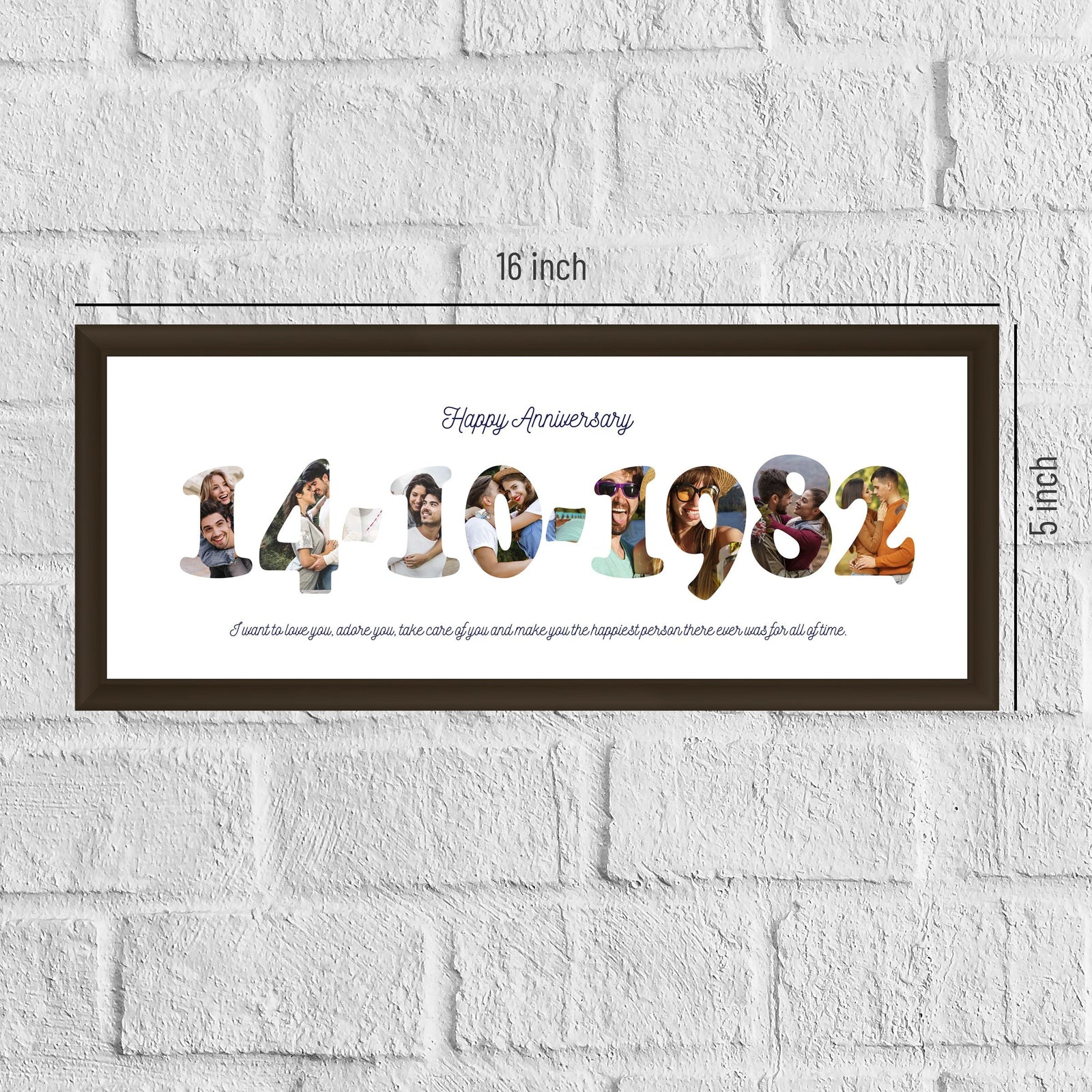 Special Date with Photo Collage Customised Frame-Image5