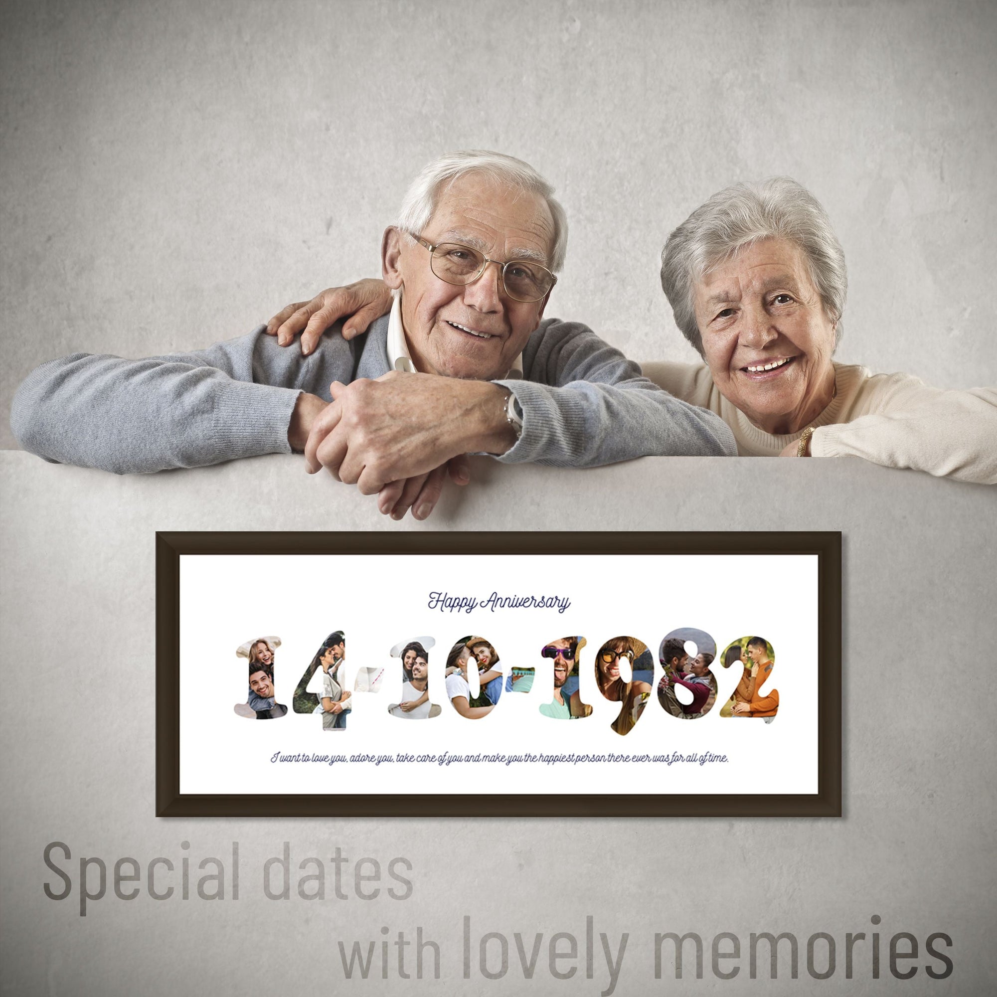 Special Date with Photo Collage Customised Frame